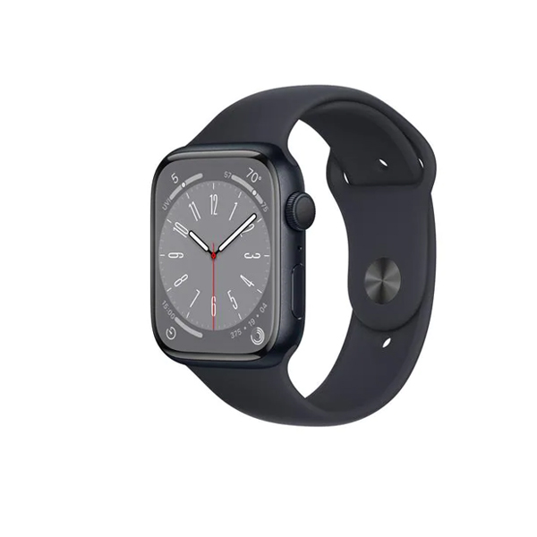 Apple Watch Series 8 GPS, 45mm Aluminiumgehäuse Mitternacht (MNP13FD/A)
