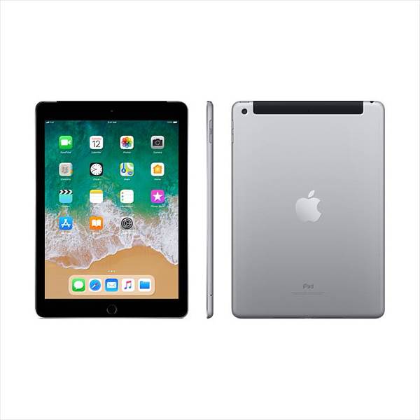 Apple iPad (2018) Wi-Fi + Cellular (4G), 32GB, Space Grau (MR6N2TY/A)