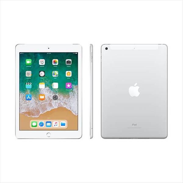 Apple iPad (2018) Wi-Fi + Cellular (4G), 32GB, Silber (MR6P2TY/A)