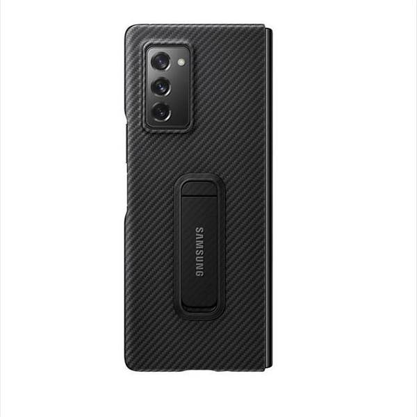 Samsung Aramid Standing Cover, Galaxy Z Fold 2, Schwarz (EF-XF916SBEGEU) 